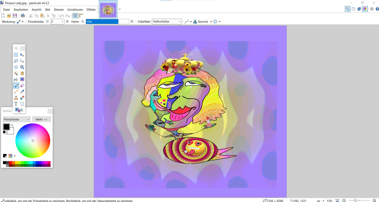 PaintNET und 3D Paint Bild Grafik Design lllustration Kurs